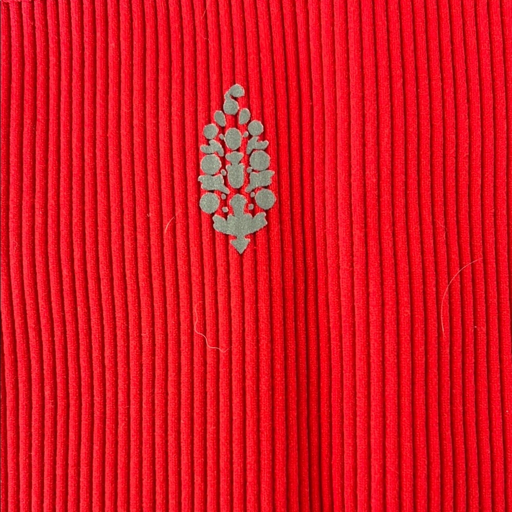 FP Movement Free Throw One Shoulder Red Asymmetrical Crop Tank Top - Picture 5 of 6